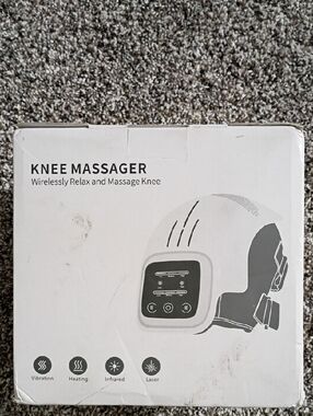 Knee Massager Wireless Knee Pain Relief - White